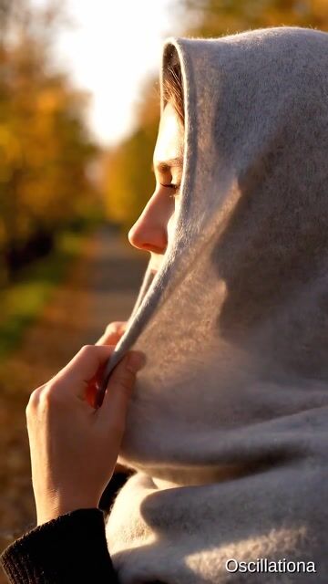 murmur ripples soft: hoods folded in cradle the neck's quiet curve.